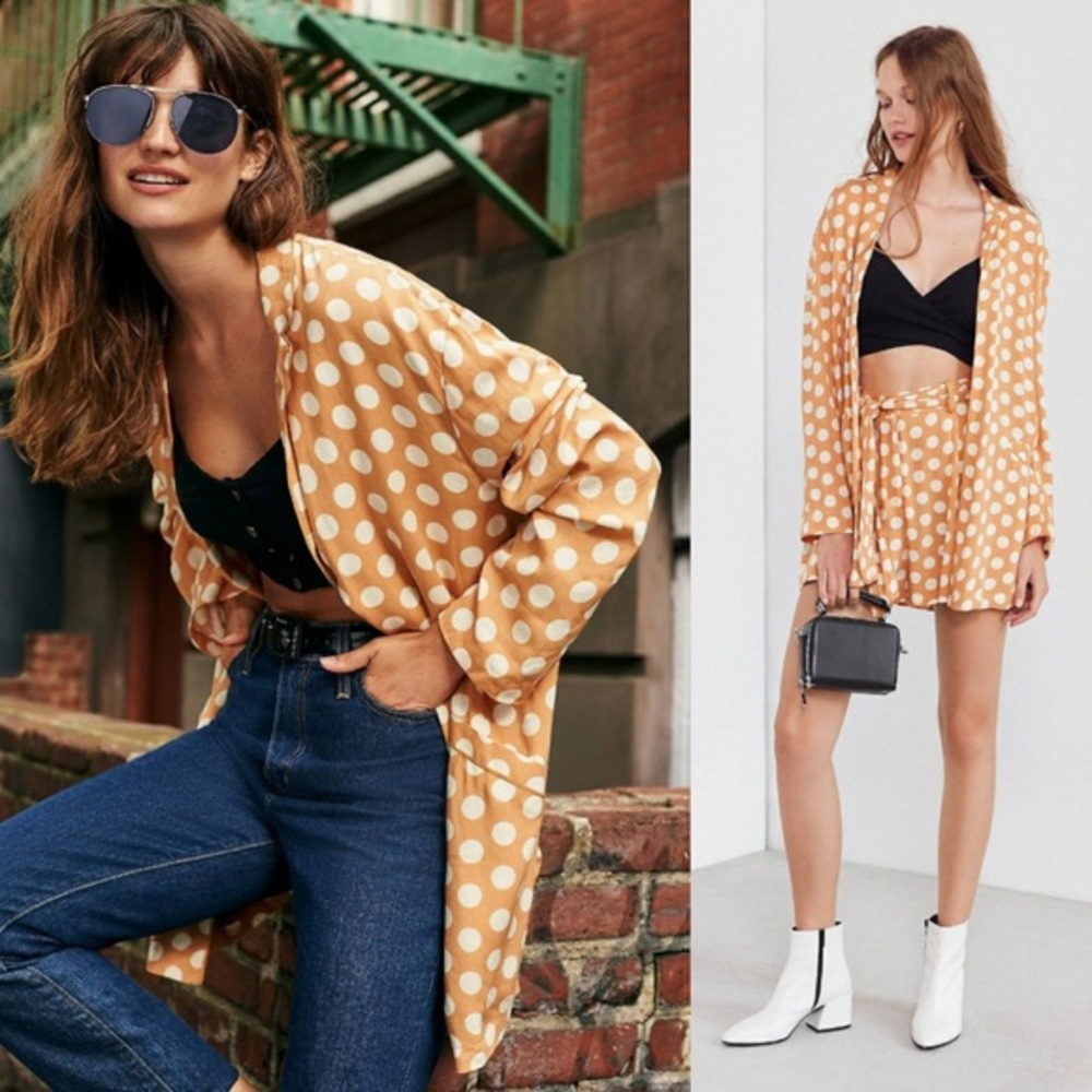 Urban outfitters cooperative polka dot set